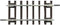 H0 Roco RocoLine (zonder ballastbed) 42413 Rechte rails 57.5 mm 12 stuk(s)