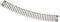 H0 Roco RocoLine (zonder ballastbed) 42424 Gebogen rails 12 stuk(s)