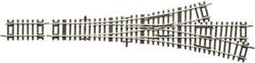 H0 Roco RocoLine (zonder ballastbed) 42454 Driewegwissel 287.5 mm 1 stuk(s)