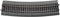 H0 RocoLine (met ballastbed) 42527 Gebogen rails 6 stuk(s)