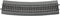 H0 RocoLine (met ballastbed) 42528 Gebogen rails 6 stuk(s)