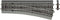 H0 RocoLine (met ballastbed) 42534 Wissel, Links 230 mm 1 stuk(s)