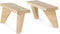 Astigarraga Dinamic - Kastpoten - Set van 2 - Dennenhout (2 stuks)
