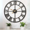 Tyme Wandklok - Industrieel - 34cm - Romeinse cijfers - Goed leesbaar - Zwart