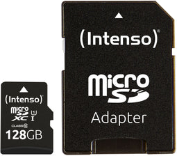 Intenso microSD kaart UHS-I Premium - 128GB - Class 10 tot 90MB/s