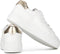 PS Poelman Titular - Dames sneakers - Wit met gouden detail