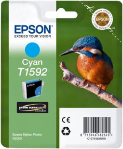Epson T1592 - Inktcartridge - Stylus Photo R2000 - Cyaan
