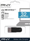 PNY Attaché 4 - USB 2.0 Flash Drive - 32GB - Zwart