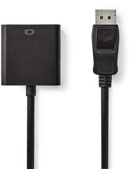 Nedis CCGB37250BK02 - DisplayPort naar DVI-D kabel - 20cm - Zwart