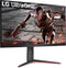 LG UltraGear 32GN650 - Gaming Monitor - 2560x1440 165Hz VA - Rood Zwart