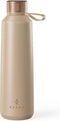 Burga Waterfles - Drinkfles - Dubbelwandig geïsoleerd RVS - Krasbestendig - Lekvrij - Tan