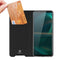 Dux Ducis - Slim bookcase hoes - Geschikt voor Sony Xperia 5 III - Zwart