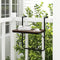 Coast Balkontafel - hangend - Max. 30 kg - Zwart / Bruin - 63 x 60 x 84 cm