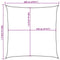 vidaXL - Zonnezeil - 6 x 6 m - HDPE - taupe