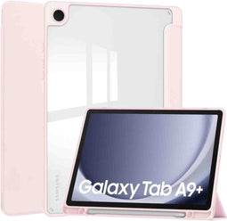 imoshion Tablet Hoes - Geschikt voor Samsung Galaxy Tab A9 Plus - Trifold Hardcase Bookcase - Roze