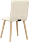 vidaXL - Eetkamerstoelen - 2 - st - linnen