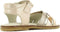 Shoesme Crepe Sandalen - Meisjes - Flexibele crêpezool - Goud - Maat 30
