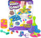 Kinetic Sand - Squish N’ Create met 382 g blauw geel en roze origineel kinetisch zand en 5 gereedschappen - Sensoriche speelgoed
