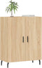 vidaXL - Dressoir - 69,5x34x90 - cm - bewerkt - hout - sonoma - eikenkleurig