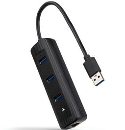 NANOCABLE 10.16.4604 - Hub USB - 3x USB - Zwart