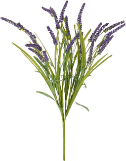 J-Line decoratie tak Lavender - kunststof - paars