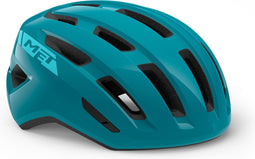 MET Miles - Fietshelm Unisex - 360° hoofdriem - M/L (58-61cm) - Teal Glossy