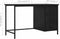 vidaXL - Bureau - met - lades - industrieel - 120x55x75 - cm - staal - zwart