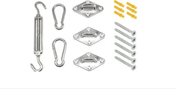 Feel Furniture - Schaduwdoek - bevestigingsset - RVS