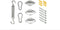 Feel Furniture - Schaduwdoek - bevestigingsset - RVS