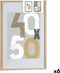 Gift Decor Fotolijsten 52,5 X 2,5 X 72,5 Cm Natuurlijk Plastic Hout Mdf (6 Stuks)