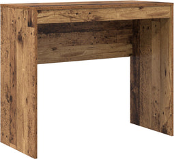 vidaXL - Bureau - Oud - Hout - 90x40x76 - cm - Gelaagd - Hout