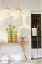 Light & Living Tafellamp Dania - Crème/Naturel - Ø22.5x50cm - Modern