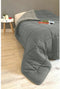 Wasbaar dekbed met vaste hoes - 140x200 - Warm in winter koel in zomer - Donker grijs / Zilver grijs