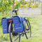 New Looxs Odense Double MIK - Dubbele Fietstas - Geschikt voor Elektrische Fietsen - 39 Liter - Donkerblauw