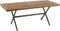 J-Line eettafel Yoni - metaal/hout - naturel/grijs
