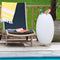 Kooduu Wijnkoeler Synergy 50S - LED Verlichting - Bluetooth Speaker - Batterij en oplaadkabel - Aluminium