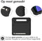imoshion Kidsproof Backcover - Geschikt voor Samsung Galaxy Tab S9/S10 FE/S10 Lite - Schokabsorberend met handvat - Zwart