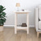 vidaXL - Salontafel - Ø - 55x60 - cm - massief - grenenhout - wit