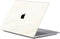 Lunso Geschikt voor MacBook Air 13 inch M1 (2020) cover hoes - case - Creamy Vibes