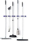 Toolflex Bezemhouder - Tuingereedschap Ophangsysteem - Aluminium rail 94 cm - 5 gereedschapshouders - Paars