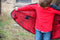 Den Goda Fen Verkleedkledij Spin/Vleermuis - Omkeerbare cape - 110-116cm - 4-6 jaar - Multi