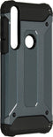 iMoshion Hoesje Geschikt voor Motorola One Macro Hoesje - iMoshion Rugged Xtreme Backcover - Donkerblauw