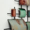 Wandobject 3d metaal veelkleurig 152 cm