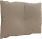vidaXL - Palletkussens - 3 - st - stof - taupe