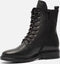 Gabor 72.745.57 - Dames Enkellaarzen - Veterboots met rits - Zwart - Maat 40
