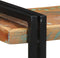 vidaXL - Wandschap - massief - gerecycled - hout - meerkleurig