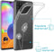 iMoshion Hoesje Geschikt voor Samsung Galaxy A31 Hoesje Siliconen - iMoshion Design hoesje - Wit / Transparant / Dandelion