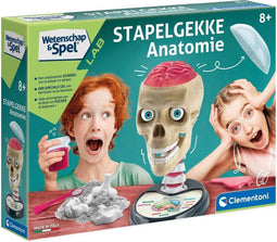 Clementoni Wetenschap & Spel - Stapelgekke Anatomie - Wetenschapsdoos - Wetenschapslab Clementoni - Vanaf 8 jaar