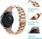 imoshion Bandje met Horlogeband inkorter - Geschikt voor Samsung Gear S3 Frontier, Samsung Gear S3 Classic, Samsung Galaxy Watch (46mm) - imoshion Stalen bandje - Roze