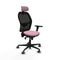 Jorquera Piqueras y Crespo 3D036G2 - Bureaustoel met hoofdsteun - Verstelbare hoogte - Roze